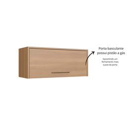 Cozinha Modulada Completa 6 Peças com Cristaleira 12 Portas 3 Gavetas Jade - 9