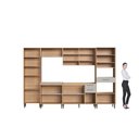 Ver imagem 6 de Cozinha Modulada Completa 6 Peças com Cristaleira 12 Portas 3 Gavetas Jade