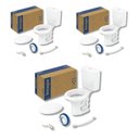 Ver imagem 1 de Kit 3 de Bacia com Caixa Acoplada 3/6L Zip Branco Incepa