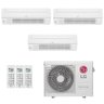 Ar-Condicionado Multi Split Inverter LG 24.000 BTUs (2x Evap Cassete 1 Via 9.000 + 1x Evap Cassete 1 - 1