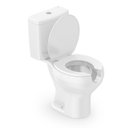 Ver imagem 3 de Kit 2 Vaso Sanitário com Caixa Acoplada e Assento com Abertura Acesso Incepa Branco/Brilhante