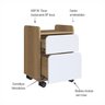 Gaveteiro Volante 2 Gavetas 40cm Home Office Flexus - 6