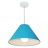 Pendente Cone Azul Turquesa MJ-4078 Para Mesa de Jantar e Estar - 1