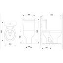 Ver mais imagens de Kit 2 Vaso Sanitário com Caixa Acoplada e Assento Soft Close Acesso Confort Incepa