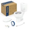 Kit 3 Vaso Sanitário com Caixa Acoplada e Assento Soft Close Acesso Confort Incepa - 6