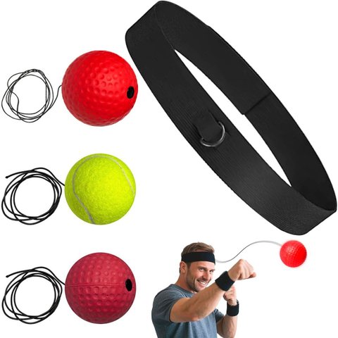 Bola Treinamento Soco Luta Treino Reflexo Boxing Magic Ball Boxe Muay Thai Kickboxing Velocidade Agi