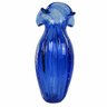 Vaso Decorativo em Murano Isis Azul Oxford - 50x20cm - Elegância para Sua Decoração com Vasos de Qua - 1