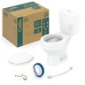 Kit 2 Vaso Sanitário com Caixa Acoplada e Assento Soft Close Acesso Confort Celite - 6