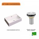 Ver imagem 4 de Kit 2 Cubas Q45 com Válvula Metal 1 Pol. Compace