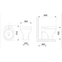 Ver mais imagens de Kit 3 Vaso Sanitário Convencional com Assento Acesso Confort Celite