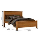Ver imagem 2 de Cama Casal Seul Cinamomo – Leifer Móveis