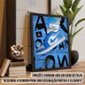 Quadro Decoração Quarto Moderno Tenis Azul na Moda Basquete - 4