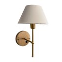 Ver imagem 5 de Kit 2 Arandelas de Parede Clássica com Interruptor e Cúpula Preta Ref 16 Decoração Casa Sala Quarto