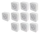 Ver imagem 1 de Kit 10 Spot Led Quadrado Fixo Sobrepor 5w 3 Opções de Luz - Branco Branco Neutro - 127/220v