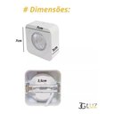 Ver imagem 2 de Kit 10 Spot Led Quadrado Fixo Sobrepor 5w 3 Opções de Luz - Branco Branco Neutro - 127/220v