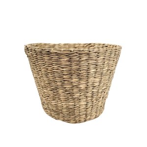 Cesto Organizador Étnico Palha Natural 19x26cm