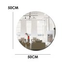 Ver imagem 3 de Espelho Redondo Decorativo Lapidado Premium para Banheiro Quarto e Sala 50cm