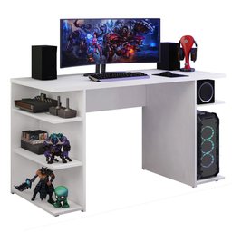 Mesa para Computador Gamer Escrivaninha 9409 Madesa - Branco - 3
