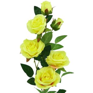 Kit 10 Galhos de Rosa Artificial de 90cm Realista e Sofisticado para Arranjos