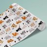 Papel de Parede Infantil - Funny Cats Arte Destaque 3,50 Metros - 3
