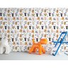 Papel de Parede Infantil - Funny Cats Arte Destaque 3,50 Metros - 1