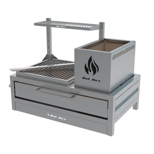 Parrilla para Bancada 74x45 com 1 Grelha Uruguaia