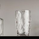 Ver imagem 4 de Copo Diamond Alto de Vidro 390ml Lyor Transparente Diamante Suco Água Refrigerante