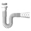 Ver imagem 4 de Kit 2 Cubas Q355 Torneira Luxo 1195 Metal Válvula Click 1 Polegada G Sifão Pvc Flexível Compace