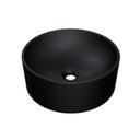 Ver imagem 2 de Kit 2 Cubas de Apoio Redonda BL34 34x34cm Lapimat Preto/Matte Fosca Compace
