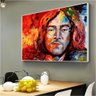 Quadro John Lennon Street Art:90x60 cm/BRANCA - 7