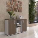 Cinza/Walnut