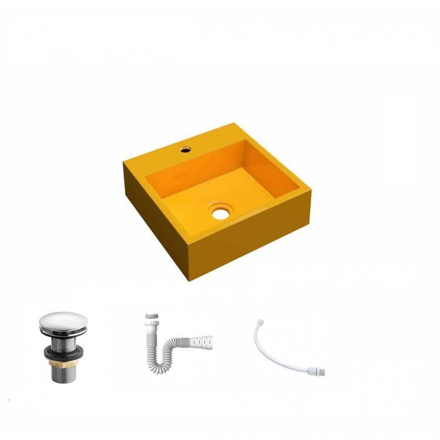 Kit 2 Cubas Q395 Válvula Click 1 1/2 Polegada Sifão Flexível Pvc Compace - 2