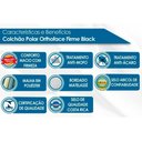 Ver imagem 4 de Cama Box Casal + Colchão Ortopédico de Espuma Firme Orthoface Polar 138x188x25cm - Suporta Até 120kg