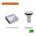 Ver imagem 3 de Kit 3 Cubas Q32 com Válvula Metal Compace
