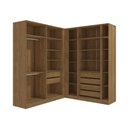 Ver imagem 1 de Conjunto Closet em Kappesberg Adapt Nogueira 5 Peças 222cm X 205cm