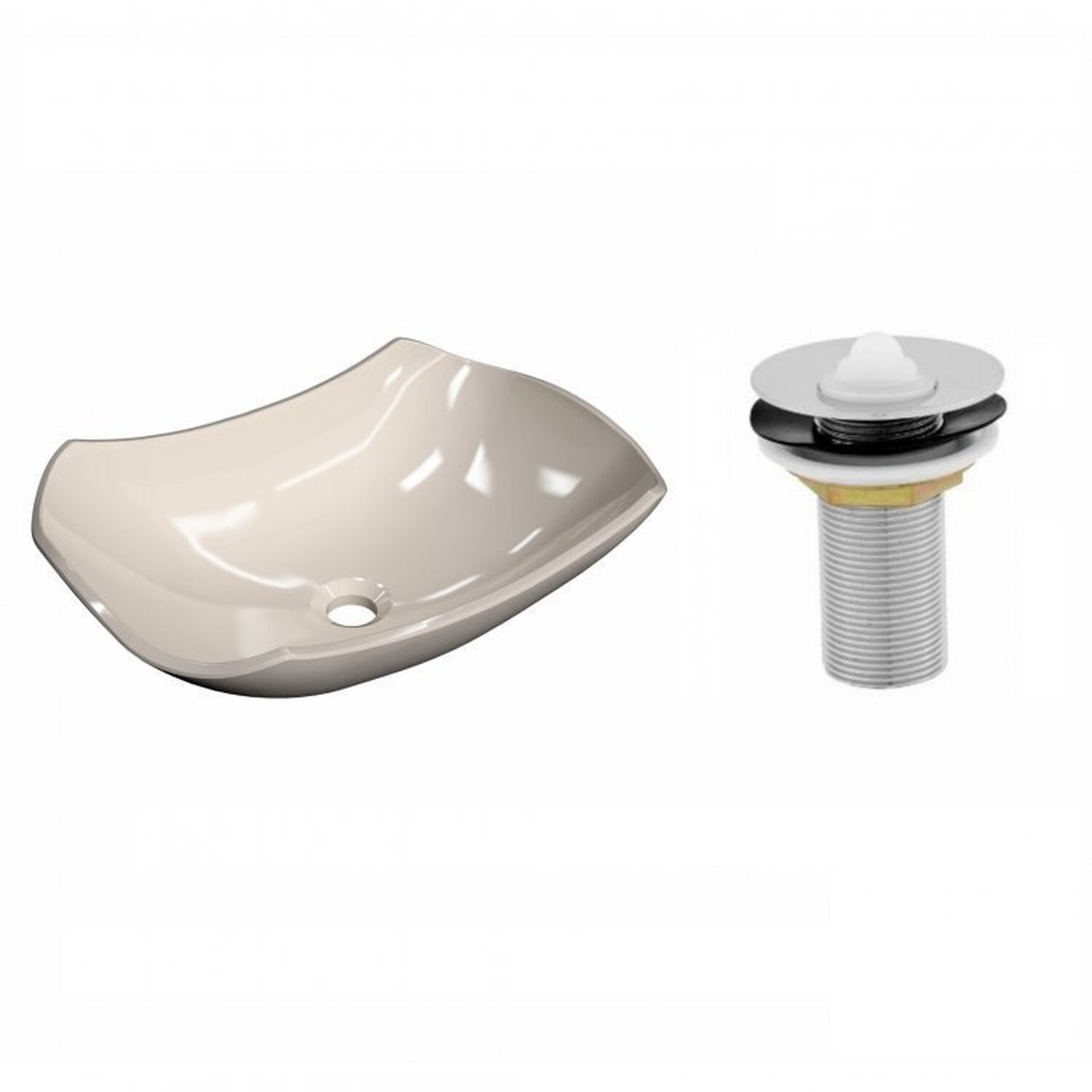 Kit 3 Cubas L42 com Válvula Metal 1'' Compace - 2