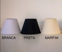Ver imagem 6 de Lustre Estilo Tocheiro 5 Braços Dourado com Cúpula Marfim