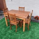 Ver imagem 5 de Mesa de Jantar Madeira de Demolição 1,20x 0,80 com 4 Cadeiras Anatômica Sudeste Rustico