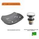 Ver imagem 5 de Kit 2 Cubas L42 com Válvula Click 1''g Compace