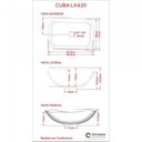 Ver imagem 4 de Kit 2 Cubas L42 com Válvula Click 1''g Compace