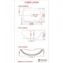 Ver imagem 4 de Kit 3 Cubas L42 com Válvula Click 1''g Compace