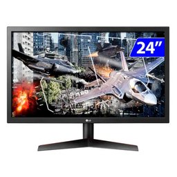Monitor Gamer LG LED 24 Polegadas Full HD HDMI Display Port 144Hz 1ms 24GL600F-B - 1