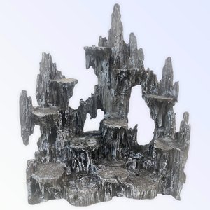 Congá Altar Comporta 12 Orixás 10cm em Resina- Selecione Cor:cinza Escuro