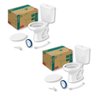 Kit 2 Vaso Sanitário com Caixa Acoplada 6l Uni Celite - 1