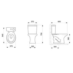 Kit 2 Vaso Sanitário com Caixa Acoplada 6l Uni Celite - 7