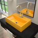 Ver imagem 1 de Kit 3 Cubas de Apoio para Banheiro Q45w Retangular Compace