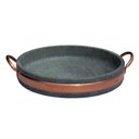 Ver imagem 3 de Frigideira Gourmet com Tampa Pedra Sabão Alça Cobre 18x4cm