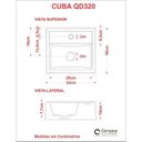 Ver imagem 2 de Kit 3 Cubas para Banheiro Q32w Compace