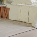 Ver imagem 3 de Kit Colcha Queen 3 Peças Ricamo 300 Fios 100% Algodão 240x260cm Salvia