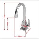 Ver mais imagens de Kit 2 Cubas Q355 Torneira Luxo 1195 Metal Válvula Click 1 Polegada G Sifão Pvc Flexível Compace